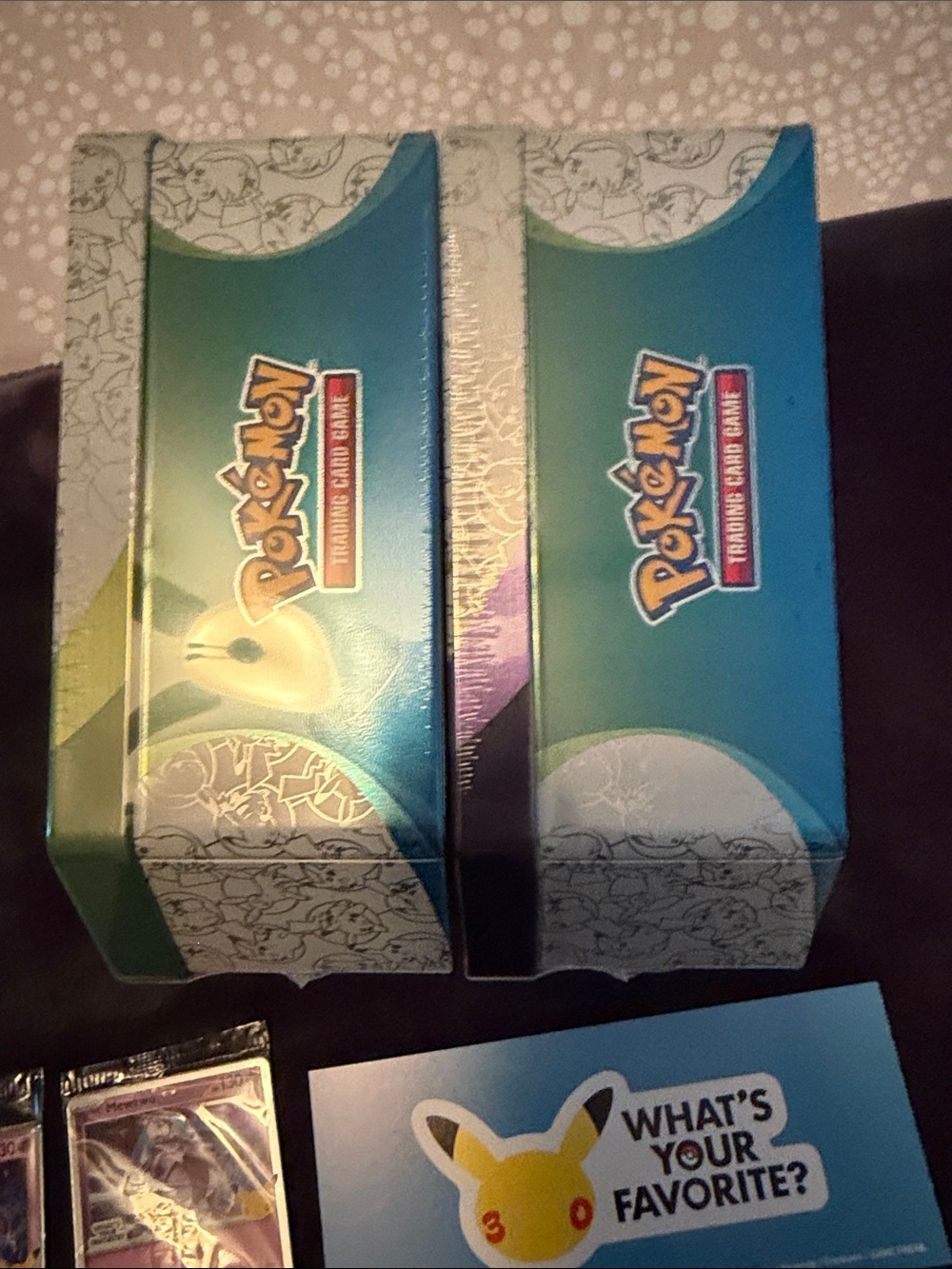 Pokemon 30th Anniversary collection Tin Set of 2 from Target w/promo cards etc - Picture 15 of 16